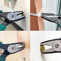 エスコ 175mm [ペンチ型]ネジザウルス EA532DE-175 1セット(5丁)（直送品）