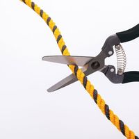 エスコ 200mm 万能はさみ EA540CE-2 1セット(5丁)（直送品）