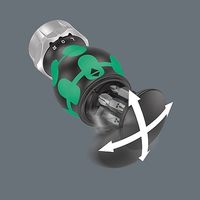 エスコ [+ ー]スタビードライバーセット(ラチェット式) EA550BP-53 1セット(1St)（直送品）