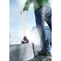 エスコ 1.95kg/60mm大ハンマー(ラバー) EA575HC-23 1本(1個)（直送品）