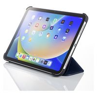 サンワサプライ 第10世代iPad10.9インチ ソフトレザーケース（ネイビー） PDA-IPAD1907NV 1個（直送品）