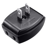 サンワサプライ トリプルタップ ブラック 2P式3個口 TAP-AC3BKN2 1個