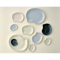 アイトー #0111102 ねこ 取り皿 グレー 1枚（直送品）