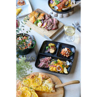 アイトー #0266034 抗菌ランチプレート クリーム 1枚（直送品）