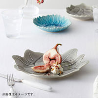 アイトー #0288071 形 アマリリス皿 L はいあお 1枚（直送品）