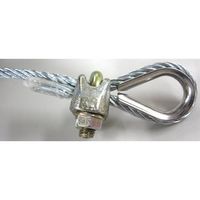 エスコ 3.0mm ワイヤークリップ(スチール製/10個) EA638CL-71 1セット(300個:10個×30袋)（直送品）