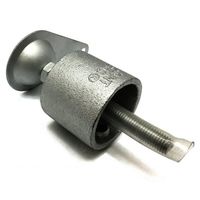 エスコ 48.6mm 単管用水平調整金具(アンカータイプ) EA948TF-42 1セット(5個)（直送品）