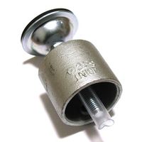 エスコ 48.6mm 単管用水平調整金具(防傷パッキン付) EA948TF-44 1セット(5個)（直送品）