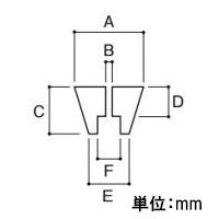 エスコ φ20x4.0mm 底脚ゴム(4個) EA979DA-83 1セット(80個:4個×20パック)（直送品）