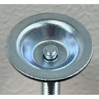 エスコ φ30mm/M10x113/140kg アジャスターボルト(スチール) EA949HA-44 1セット(10個)（直送品）