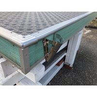 エスコ 140x80mm 旗立金物(ステンレス) EA951BN-32 1セット(5個)（直送品）