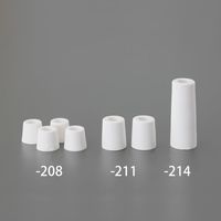 エスコ φ27x90mm 戸当り(1個/白) EA951LG-214 1セット(20pk:1pk×20パック)（直送品）