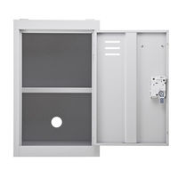 サンワサプライ 個別ロッカー 幅316×奥行400×高さ500mm ホワイト PLK-PS300W 1台（直送品）