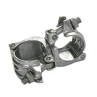 エスコ φ48.6mm 二連クランプ(直交/どぶめっき) EA948TE-27 1セット(10個)（直送品）