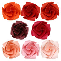 トーヨー タント12カラーペーパー 15.0cm 赤 068001 1袋(48枚)