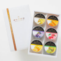 AoyamaLab 御歳暮 年末の贈り物 景品 「銀座千疋屋」 銀座ゼリー 6個 ギフトカード 二重封筒 熨斗 １式（直送品）