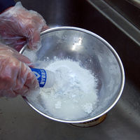 バスアップ 白・150g お風呂 浴槽 浴室 ヒビ割れ 穴埋め 1セット（3個） 日本ミラコン産業