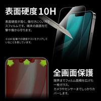 MSソリューションズ iPhone14Plus/13ProMax ガラスフィルム 全画面保護 2枚入 LN-IA22FG2SET 1個