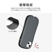 MSソリューションズ iPhone 14 Plus 耐衝撃ハイブリッドケース ダークグレー LN-IA22VMPGY 1個