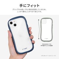 MSソリューションズ iPhone 14/13 耐傷・耐衝撃ハイブリッドケース ライトグレー LN-IM22VMFLGY 1個