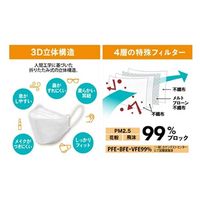 中京医薬品 クイックシールドKF94マスク ホワイト ふつうサイズ 5枚入 4514544053492 1袋(5枚入)×12セット（直送品）