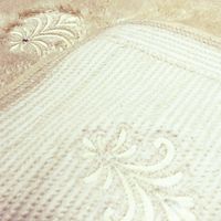 センコー DECORMUSEE エンブレム トイレマット 約60×60cm ベージュ DM 220413 1枚（直送品）