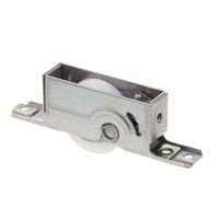 エスコ 30mm 戸車(丸型・ポリアセタール樹脂車・ステンレス枠) EA986RH-9 1セット(5個)（直送品）