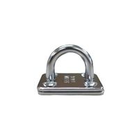 エスコ 42x58mm アイプレート(ステンレス製) EA638DE-9 1セット(3個)（直送品）