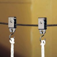 エスコ 26x15x54mm 吊具用滑車(オールステンレス) EA970KH-22 1セット(4個)（直送品）