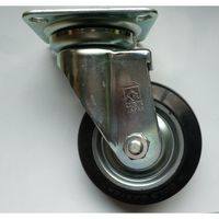 エスコ 75mm キャスター(自在金具付) EA986PN-31 1セット(3個)（直送品）