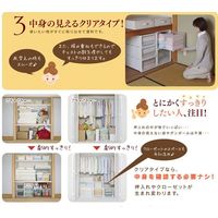 エスコ 440x740x 300mm 引出し式収納ケース EA506L-38A 1個（直送品）