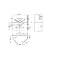 マザーツール バレット型カメラ用ポール取付金具 SDーP635 1個（直送品）