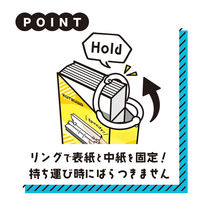 クツワ ワンハンド単語カード 小 ピンク SC234PK 1セット(5個)（直送品）