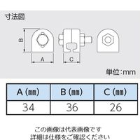 因幡電機産業 クロスロックDタイプ FL-D-JP 1個（直送品）