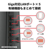 バッファロー 無線LAN中継器 11ax Wi-Fi6対応 4803+573Mbps WEX-5400AX6/D（直送品）