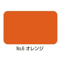 【業務用床塗料】水谷ペイント 水系ボウジンテックスアルファ　No.6　オレンジ 5451ー5406-170 1缶（15kg）（直送品）