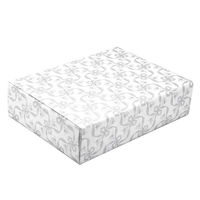 ササガワ 包装紙 フラールリボン銀 半才判 49-7855 1本(10枚巻)