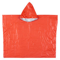 【エマージェンシーシート】「現場のチカラ」アルミブランケット（ポンチョタイプ） 1セット（10個：1個×10）  オリジナル