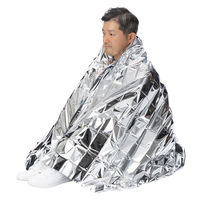 【エマージェンシーシート】「現場のチカラ」アルミブランケット 1セット（10個：1個×10）  オリジナル