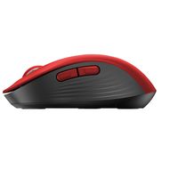 ロジクール（Logicool） 無線（ワイヤレス）マウス M650 レッド 5ボタン 静音タイプ Mサイズ 1個