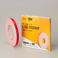 スリーエム(3M) VHBテープ LSE 難接着プラスチック用 両面テープ 幅12mm×長さ10m 1巻 LSE110WF 12X10 BOX