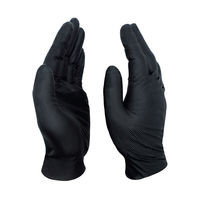 【使いきりニトリル手袋】 ミタニコーポレーション エンジニアグローブ ブラック L 184993 1箱（50枚入）