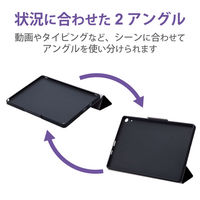 dtab d-51C 用 ケース レザー マグネット開閉 フリーアングル ブラック TB-S221SABK エレコム 1個（直送品）