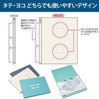 コクヨ フラットファイルNEOS（ネオス）　厚とじ A4タテ 25mmとじ 2穴　オフホワイト（白）  1冊　フ-NEW10W