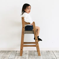 ICHIBA Rasic ハイチェア ブルーｘホワイト RAC-3331CH １脚（直送品）