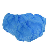 セーフラン安全用品 不織布使い捨てシューズカバー 【1ケース20袋】 J2496C-BL 1ケース(20袋入)（直送品）