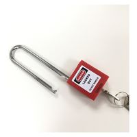 セーフラン安全用品 ロックアウト用パドロック (吊76mmタイプ) 14664-1 1個（直送品）