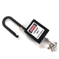 セーフラン安全用品 ロックアウト用絶縁パドロック (吊38mmタイプ) 14675-1 1個（直送品）