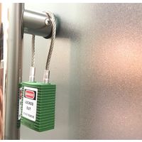 セーフラン安全用品 ロックアウト用ケーブルパドロック 14688-1 1個（直送品）