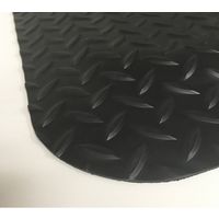 セーフラン安全用品 高耐久疲労軽減マット 600x1500mm 黒 J2291 1枚（直送品）